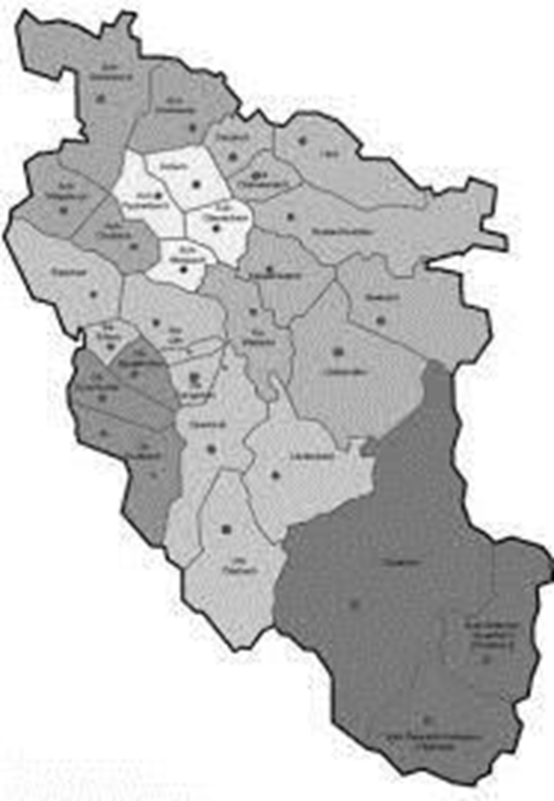 Karte Acher-Renchtal